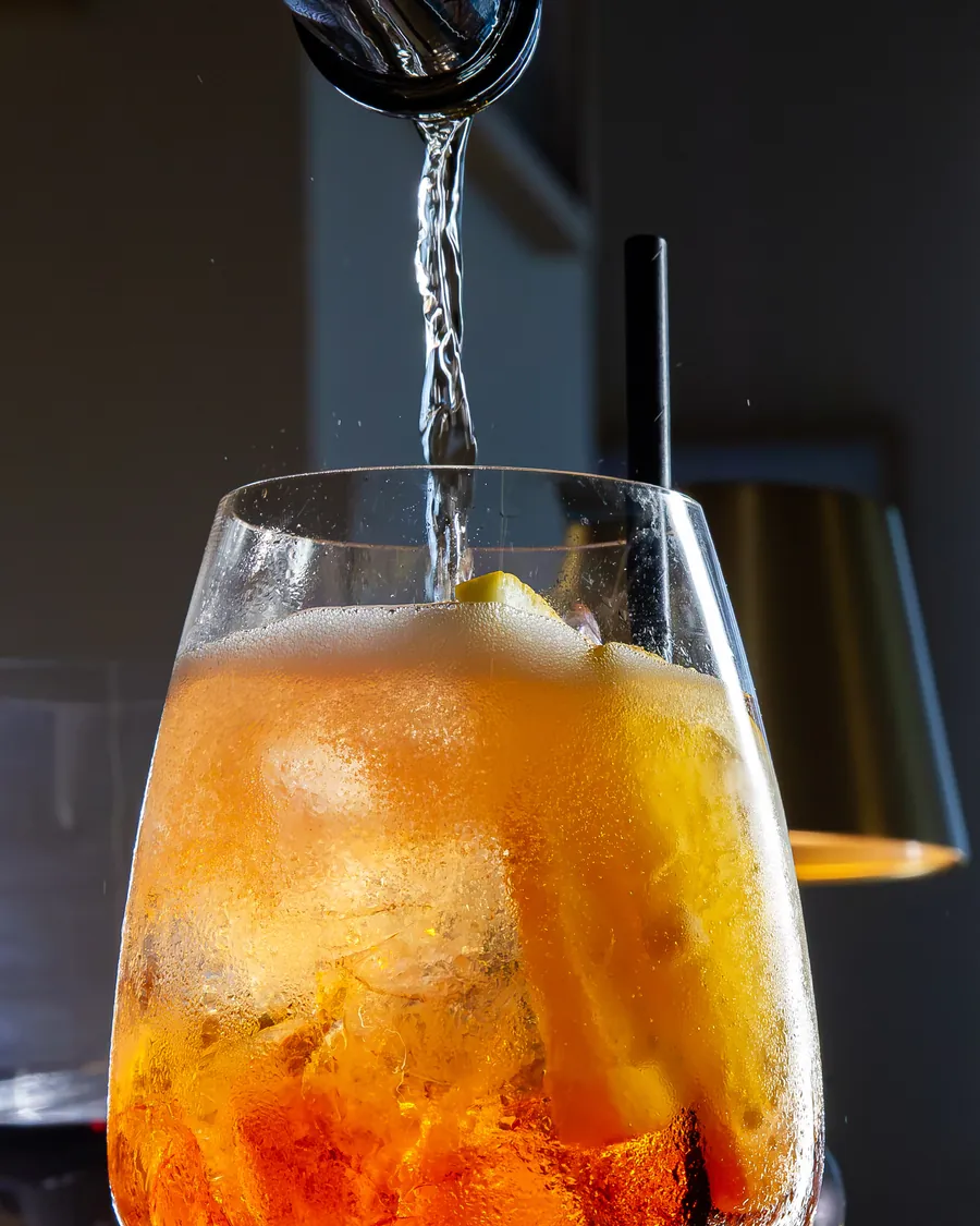 Aperol spritz med appelsin hos Pasta Vino